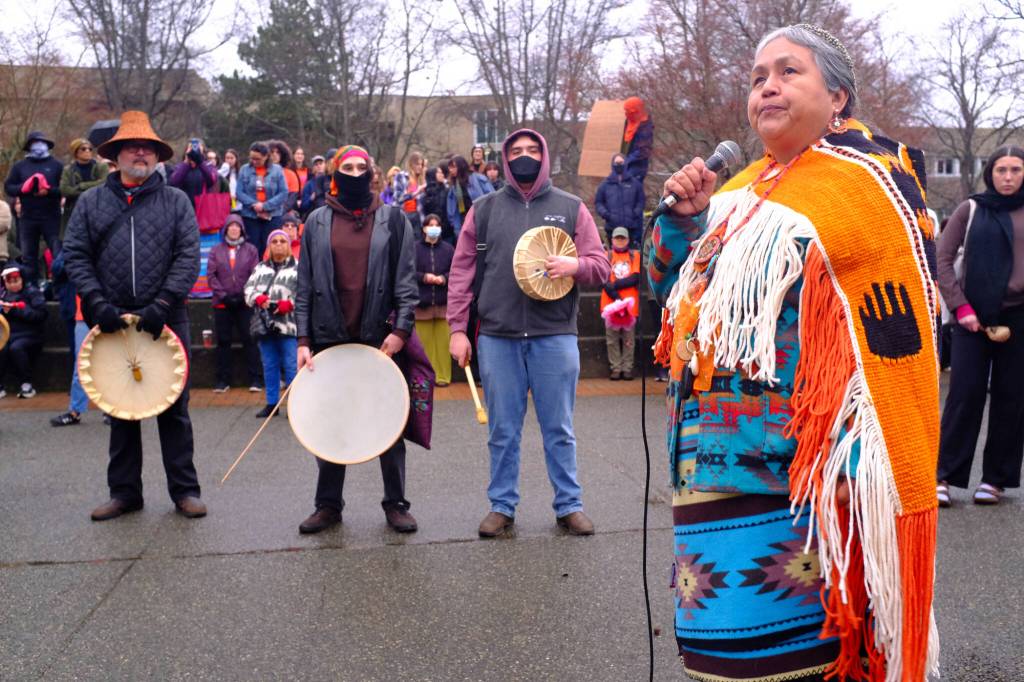 News One BC event at UVic draws hundreds of protesters