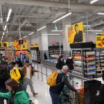 Shoppers check out the No Frills store that opened its doors on Thursday, Dec. 11 in the former home of the Victoria Public Market at 1701 Douglas St. (Tony Trozzo/Victoria News)