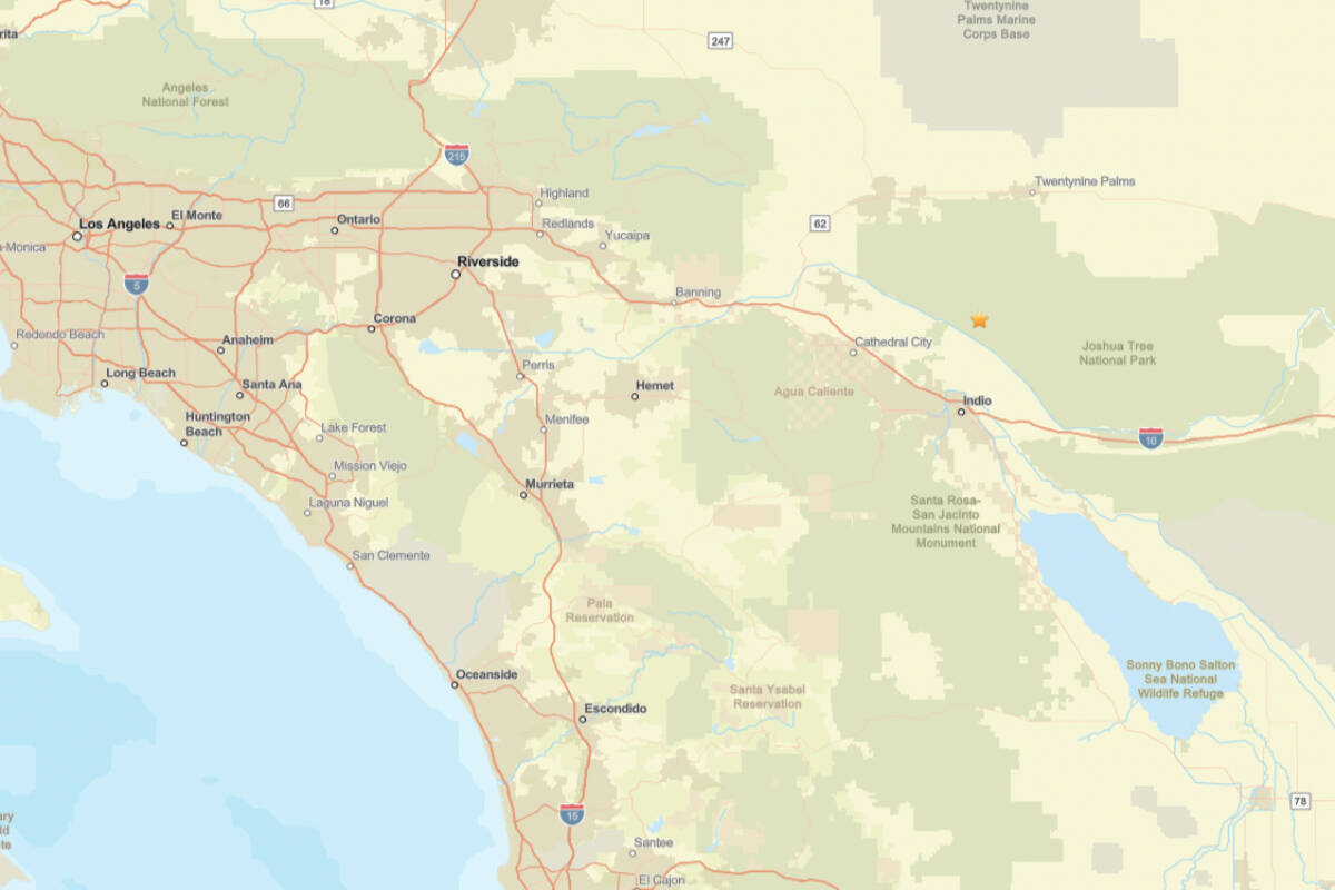 No tsunami threat to B . C . after 4 . 3 - magnitude earthquake in California
