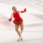 Thirteen-year-old Lucy Howland of Sidney, prepares to take the ice at the 2026 BC Winter Games in Trail and Rossland, three decades after her father won gold in the same location. (Mary Jane Howland Photography)